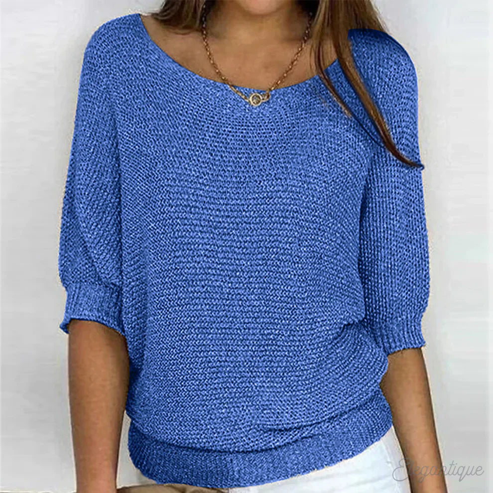 Sophia - Elegant Knit Sweater