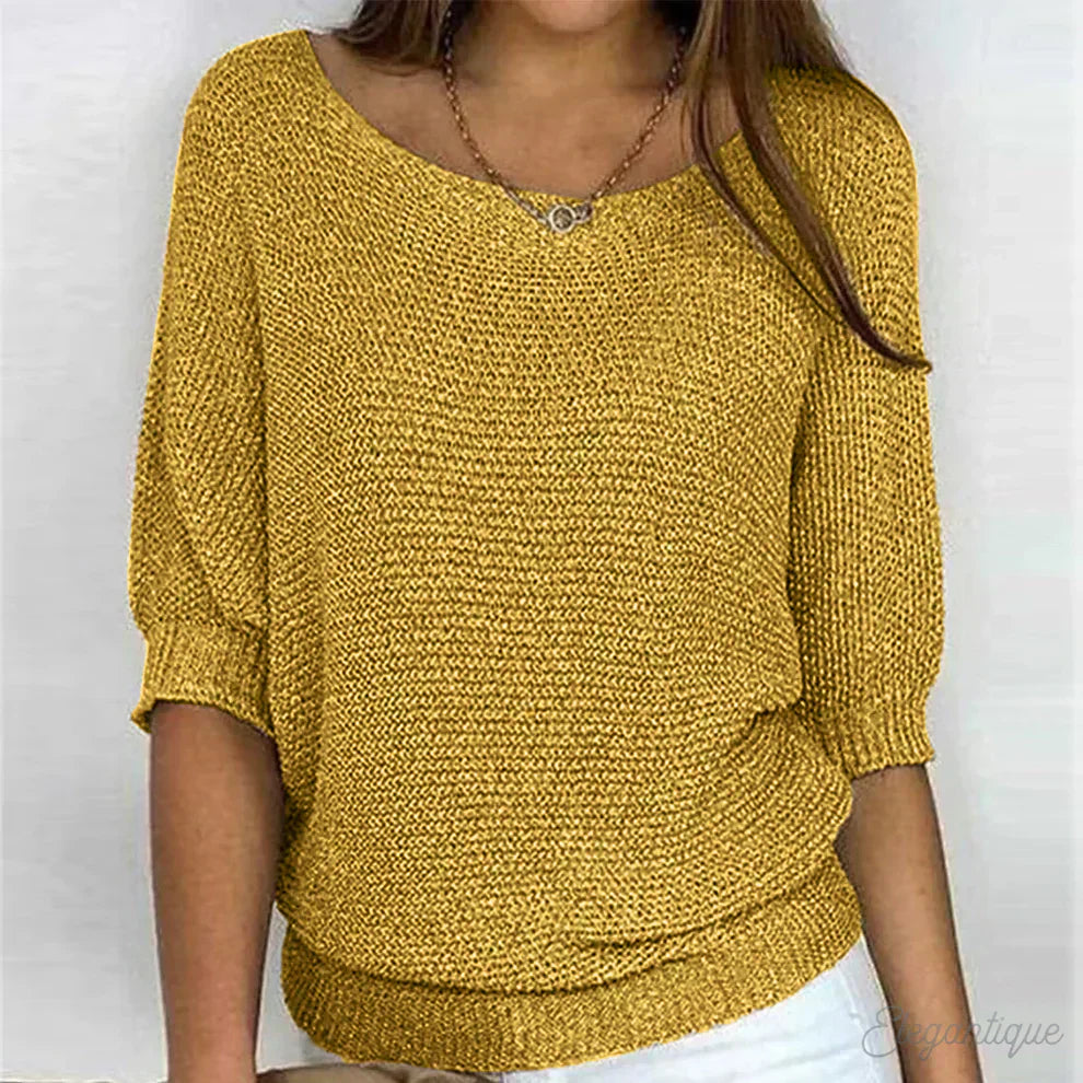 Sophia - Elegant Knit Sweater